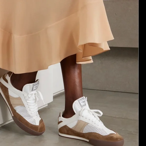 Chloe Kick Low Top Sneakers - Picture 1 of 9